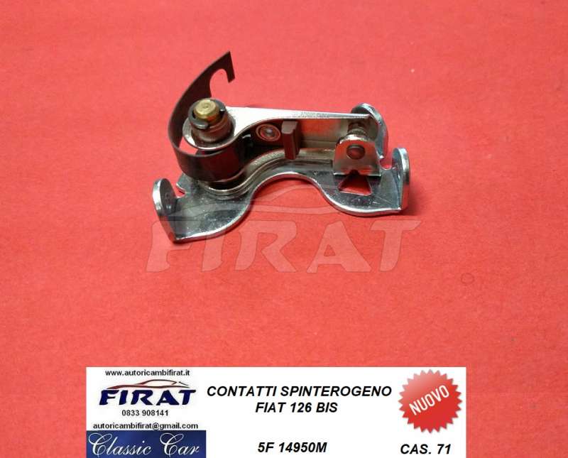 CONTATTI SPINTEROGENO FIAT 126 BIS (14950M)